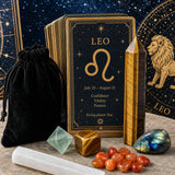 ♌ Leo - 23 Ιουλίου - 21 Αυγούστου - Zodiac Crystal Fusion Σετ με θήκη