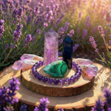 Z ARRON DESIGN Serenity Moonstone koppartråd hängande halsband