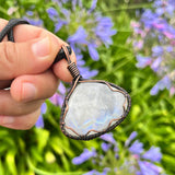 85% Off Moonstone Flash Handcrafted Pendant