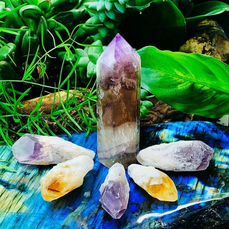 Arron - Multicolor Fluorite Abundance Manifesting Set - Gift Cards