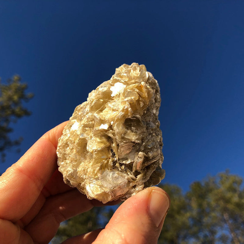 WORKING ON Mica Stone Clusters - rawstone