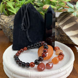 Mala Armband & Grounding Crystal Set 🙏