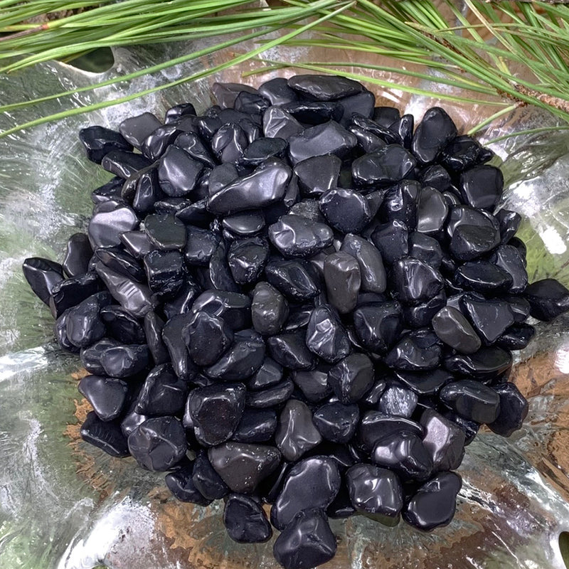 Obsidian mini ädelstenar (50 gram / 1,7 oz lot)