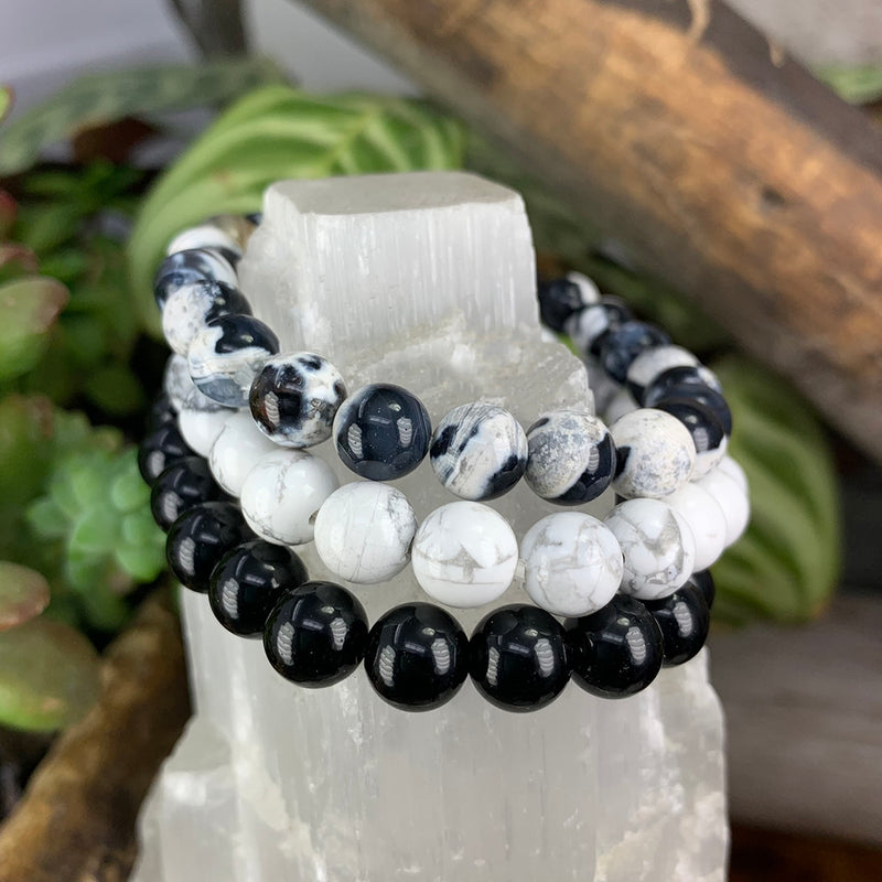 Σετ βραχιολιών Protection & Insight 3-PC Crystal Mala