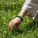 Κολιέ μενταγιόν Z ARRON DESIGN Serenity Moonstone από χάλκινο σύρμα