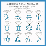 ♈ Aries Opal Zodiac Necklace – March 21 to April 19