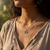 ♋ Cancer Opal Zodiac Necklace – June 21 to July 22