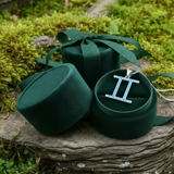 Κολιέ μενταγιόν Z ARRON DESIGN Serenity Moonstone από χάλκινο σύρμα