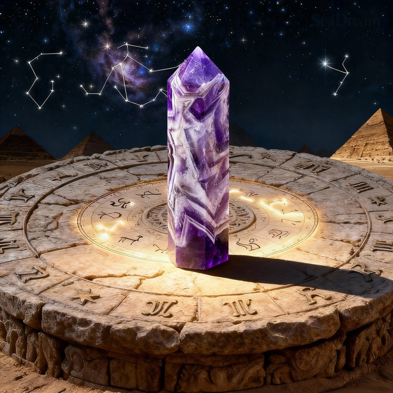 ♈ Väduren - 21 mars - 19 april - Zodiac Crystal Fusion Set med påse