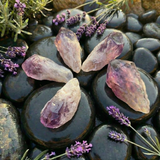 Z ARRON DESIGN Serenity Moonstone koppartråd hängande halsband