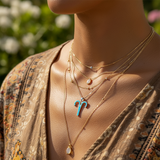 ♈ Aries Opal Zodiac Necklace – March 21 to April 19
