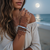 Σετ Τσάκρα με βραχιόλια Mala Bead 7 τεμαχίων (ένα βραχιόλι για κάθε τσάκρα)