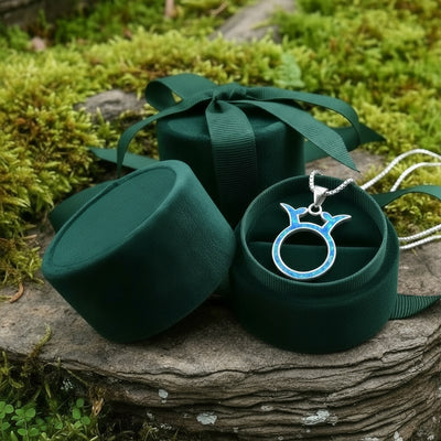 ♉ Taurus Opal Zodiac Necklace  – April 20 to May 20