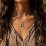 ♎ Libra Opal Zodiac Necklace – September 23 to October 22