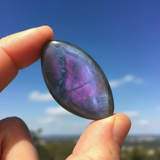 Labradorite Flash Purple Cabochon