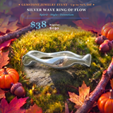 Z ARRON DESIGN Serenity Moonstone koppartråd hängande halsband