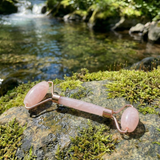 Κολιέ μενταγιόν Z ARRON DESIGN Serenity Moonstone από χάλκινο σύρμα