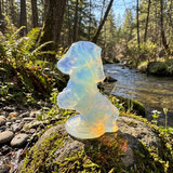 Z ARRON DESIGN Serenity Moonstone koppartråd hängande halsband