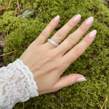 Κολιέ μενταγιόν Z ARRON DESIGN Serenity Moonstone από χάλκινο σύρμα