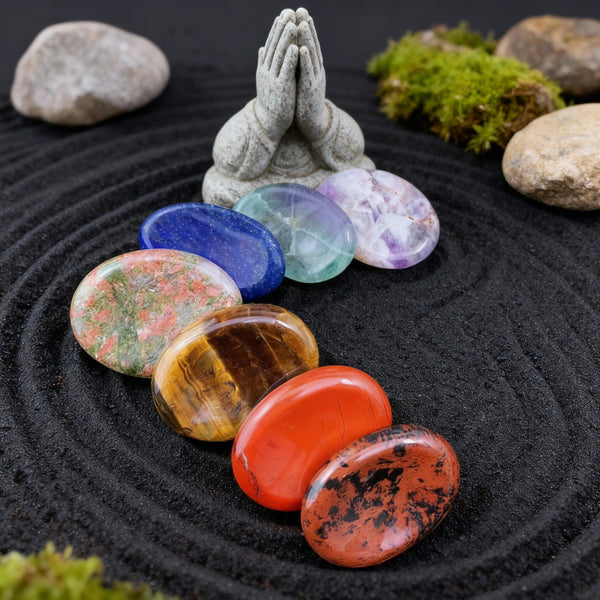 Don't Worry Stones Set Chakra Σετ πουγκί