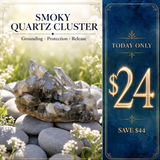 Smoky Quartz Cluster