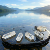 Z ARRON DESIGN Serenity Moonstone koppartråd hängande halsband