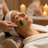 Ametist Macramé hänge halsband