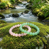 Κολιέ μενταγιόν Z ARRON DESIGN Serenity Moonstone από χάλκινο σύρμα