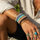 Σετ Τσάκρα με βραχιόλια Mala Bead 7 τεμαχίων (ένα βραχιόλι για κάθε τσάκρα)