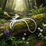 White Jade - 7th Chakra Stone Necklace