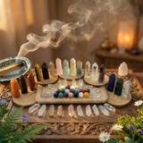 Z ARRON DESIGN Serenity Moonstone koppartråd hängande halsband