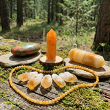 9 PC - Afghanistan Jade & Radiant Joy Crystals Energy Set