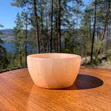 Orange Selenite Crystal Bowl