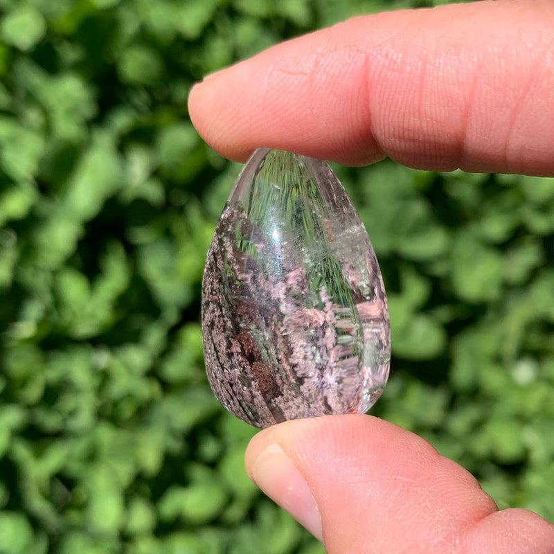 GRATIS GIVEAWAY! Phantom Quartz Crystal Teardrop- (betala bara fraktkostnaden)