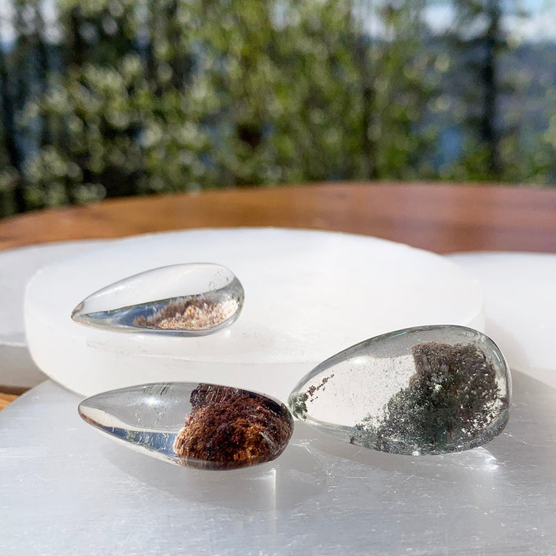 GRATIS GIVEAWAY! Phantom Quartz Crystal Teardrop- (betala bara fraktkostnaden)