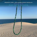Phoenix Lapis - 4th Chakra Stone Necklace