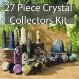 27-delad Crystal Generator & Sphere Kit med Flash Labradorite