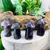 Purple Fluorite Mushroom - mushroom