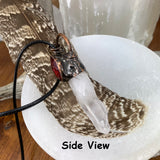 Quartz + Corundum Soldered Pendant