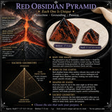 Rød obsidianpyramide - Middels