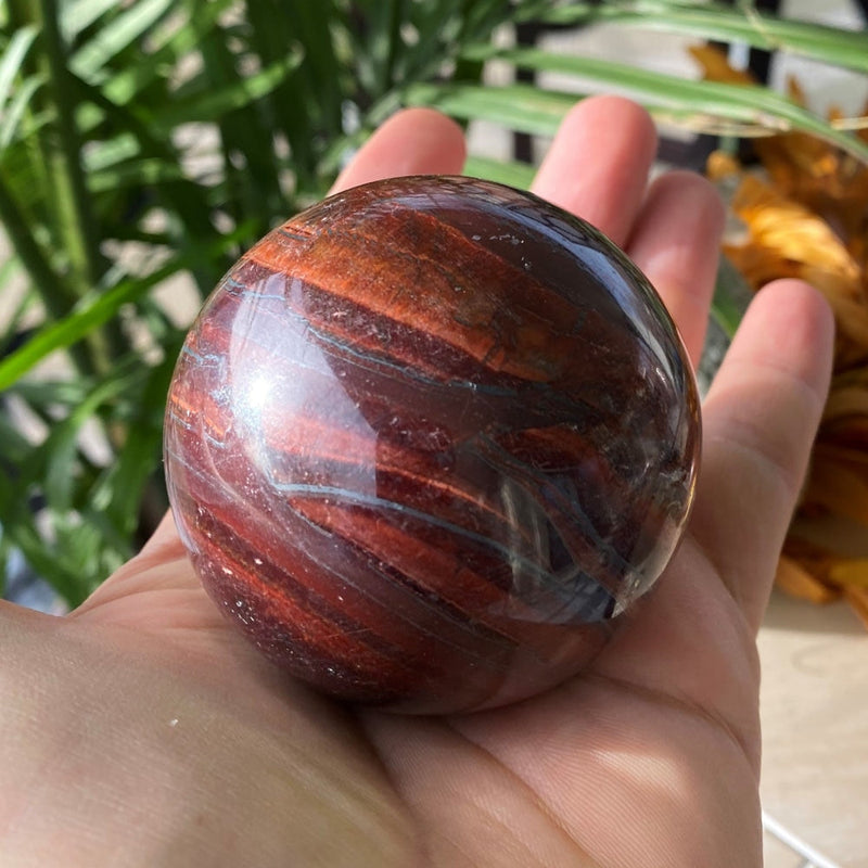 Red Tigers Eye - sphere