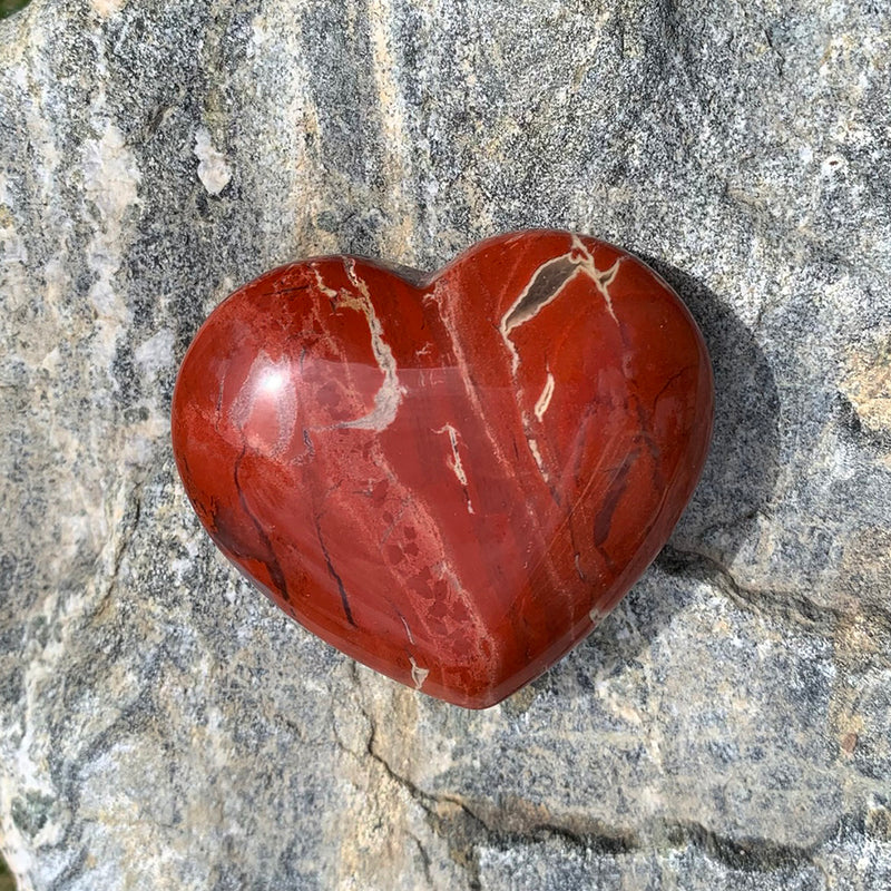 Red Jasper Crescent Moonstones