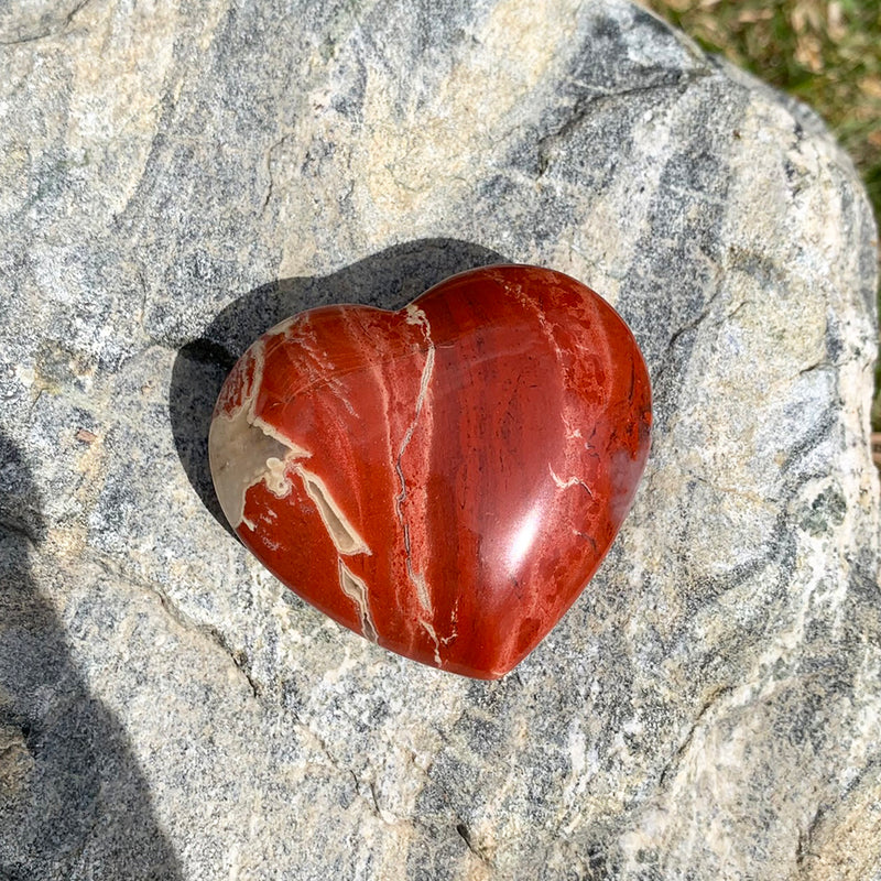 Red Jasper Crescent Moonstones