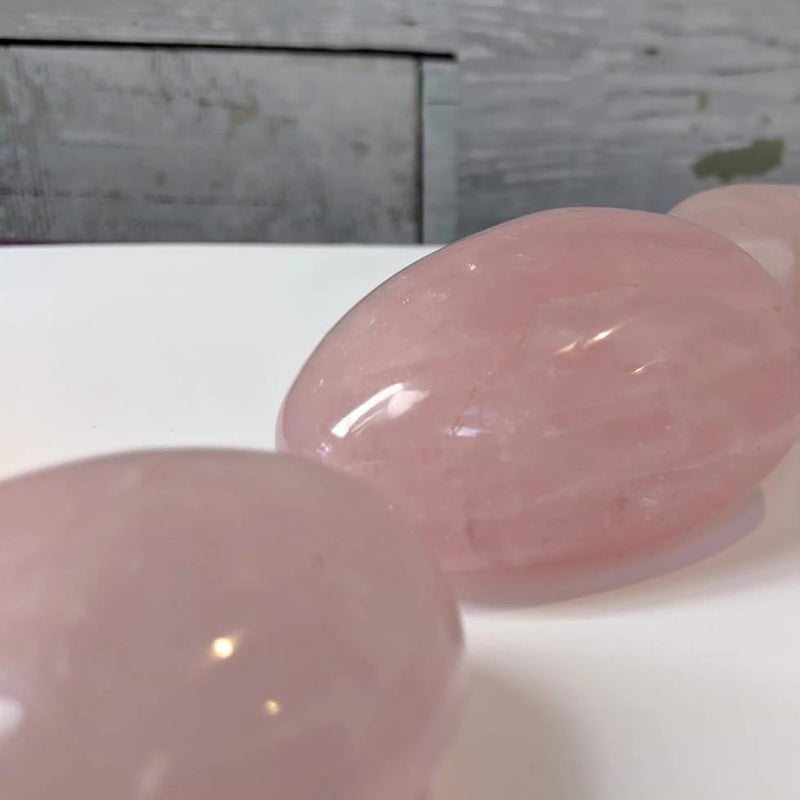 Rose Quartz Palmstone - palmstone