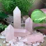 Rose Quartz Point - wand