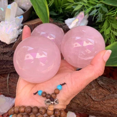 Rose Quartz Sphere - sphere