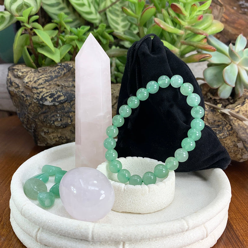 Mala Armband & Harmonizing Crystal Set 🙏