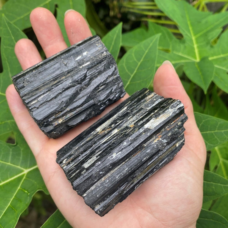 Rough Black Tourmaline Chunk - rawstone