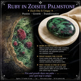 Rubi em Zoisite Palmstone