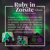 Ruby in Zoisite Pyramid - Small - pyramids